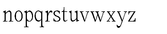 Amnesist Extra Light Semi Condensed Font LOWERCASE