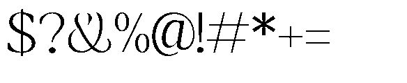 Amnesist Extra Light Semi Expanded Font OTHER CHARS