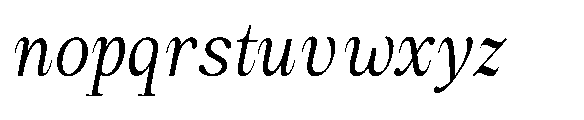 Amnesist Light Condensed Italic Font LOWERCASE