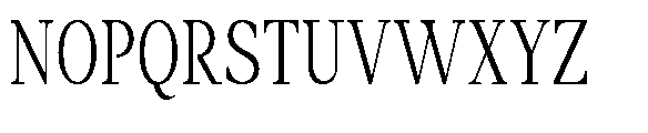 Amnesist Light Condensed Font UPPERCASE