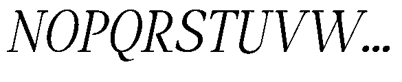 Amnesist Light Expanded Italic Font UPPERCASE
