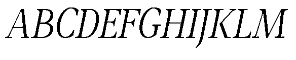 Amnesist Light Italic Font UPPERCASE