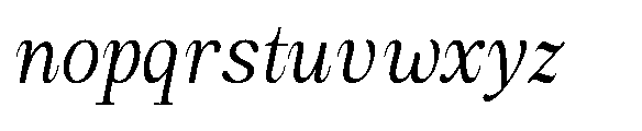 Amnesist Light Semi Condensed Italic Font LOWERCASE