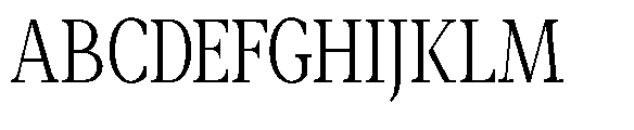 Amnesist Light Semi Condensed Font UPPERCASE