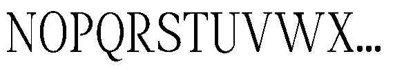 Amnesist Light Semi Condensed Font UPPERCASE