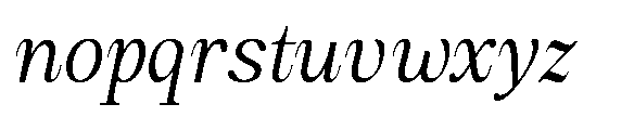 Amnesist Light Semi Expanded Italic Font LOWERCASE