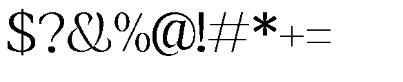 Amnesist Light Semi Expanded Font OTHER CHARS