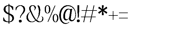 Amnesist Light Font OTHER CHARS