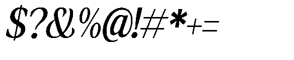 Amnesist Medium Condensed Italic Font OTHER CHARS