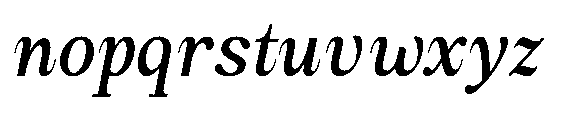 Amnesist Medium Condensed Italic Font LOWERCASE