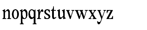 Amnesist Medium Condensed Font LOWERCASE