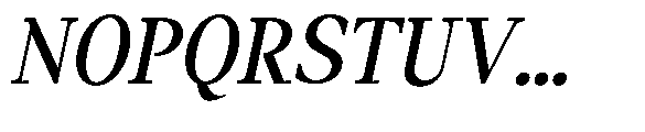 Amnesist Medium Expanded Italic Font UPPERCASE