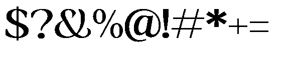 Amnesist Medium Expanded Font OTHER CHARS