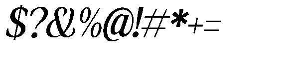 Amnesist Medium Semi Condensed Italic Font OTHER CHARS