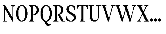 Amnesist Medium Semi Condensed Font UPPERCASE