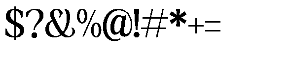 Amnesist Medium Font OTHER CHARS