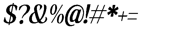 Amnesist Semi Bold Condensed Italic Font OTHER CHARS