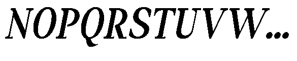 Amnesist Semi Bold Condensed Italic Font UPPERCASE