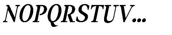 Amnesist Semi Bold Semi Condensed Italic Font UPPERCASE