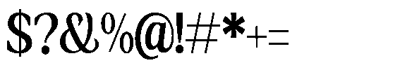Amnesist Semi Bold Semi Condensed Font OTHER CHARS