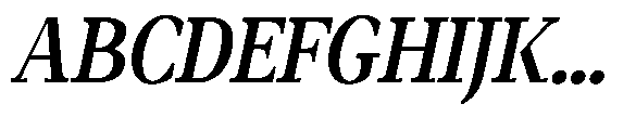 Amnesist Semi Bold Semi Expanded Italic Font UPPERCASE