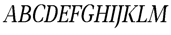 Amnesist Semi Condensed Italic Font UPPERCASE