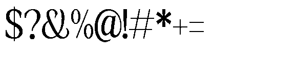 Amnesist Semi Condensed Font OTHER CHARS