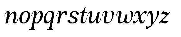 Amnesist Semi Expanded Italic Font LOWERCASE
