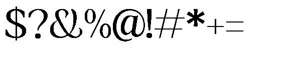 Amnesist Semi Expanded Font OTHER CHARS