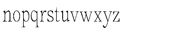 Amnesist Thin Condensed Font LOWERCASE