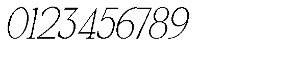 Amnesist Thin Expanded Italic Font OTHER CHARS