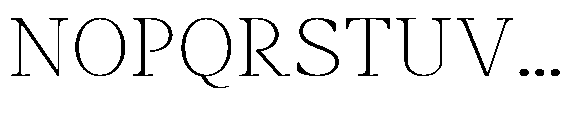 Amnesist Thin Expanded Font UPPERCASE