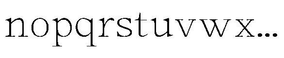 Amnesist Thin Expanded Font LOWERCASE