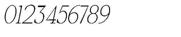 Amnesist Thin Semi Condensed Italic Font OTHER CHARS
