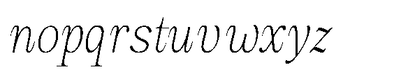 Amnesist Thin Semi Condensed Italic Font LOWERCASE