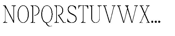 Amnesist Thin Semi Condensed Font UPPERCASE