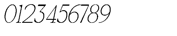 Amnesist Thin Semi Expanded Italic Font OTHER CHARS