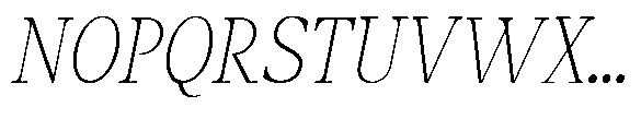 Amnesist Thin Semi Expanded Italic Font UPPERCASE