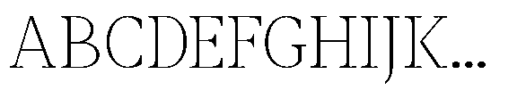 Amnesist Thin Semi Expanded Font UPPERCASE