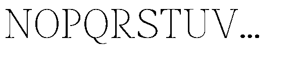 Amnesist Thin Semi Expanded Font UPPERCASE