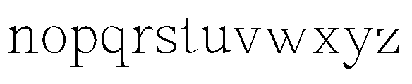 Amnesist Thin Semi Expanded Font LOWERCASE