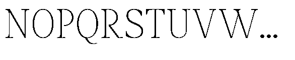 Amnesist Thin Font UPPERCASE
