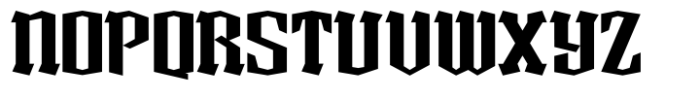 Amoera Blackletter Font UPPERCASE