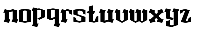 Amoera Blackletter Font LOWERCASE