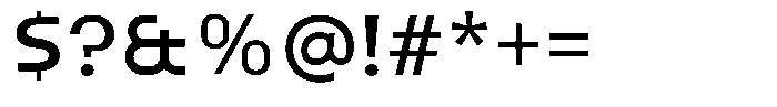Amok O Type Font OTHER CHARS