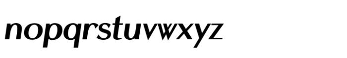 Amondi Bold Italic Font LOWERCASE