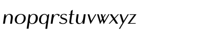 Amondi Italic Font LOWERCASE