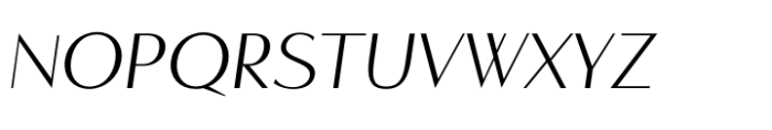 Amondi Light Italic Font UPPERCASE