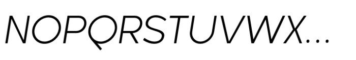 Amonos display Light Italic Font UPPERCASE