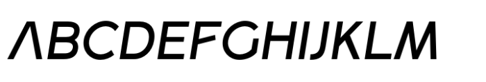 Amonos display Medium Italic Font UPPERCASE